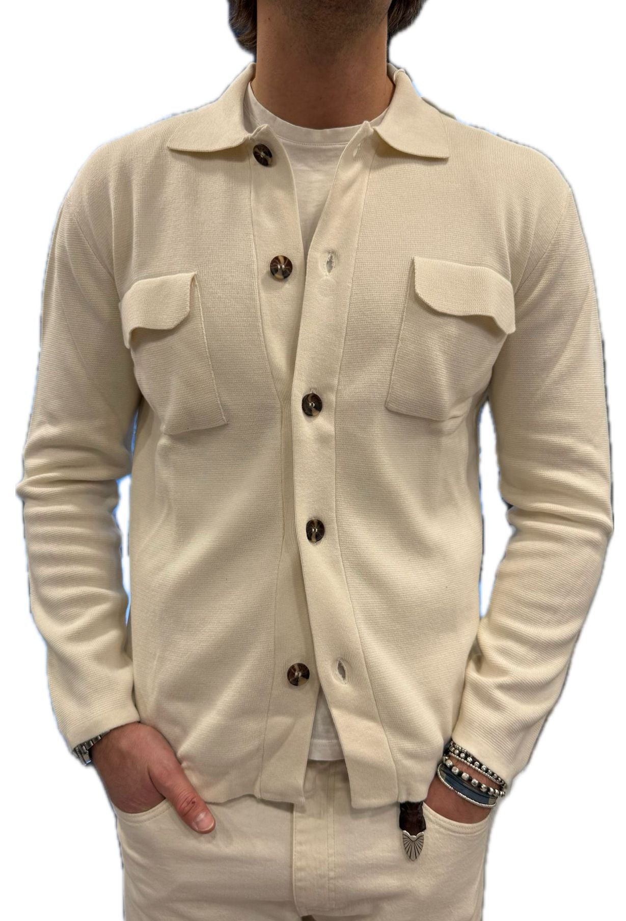 Giacca camicia in maglia Consenso