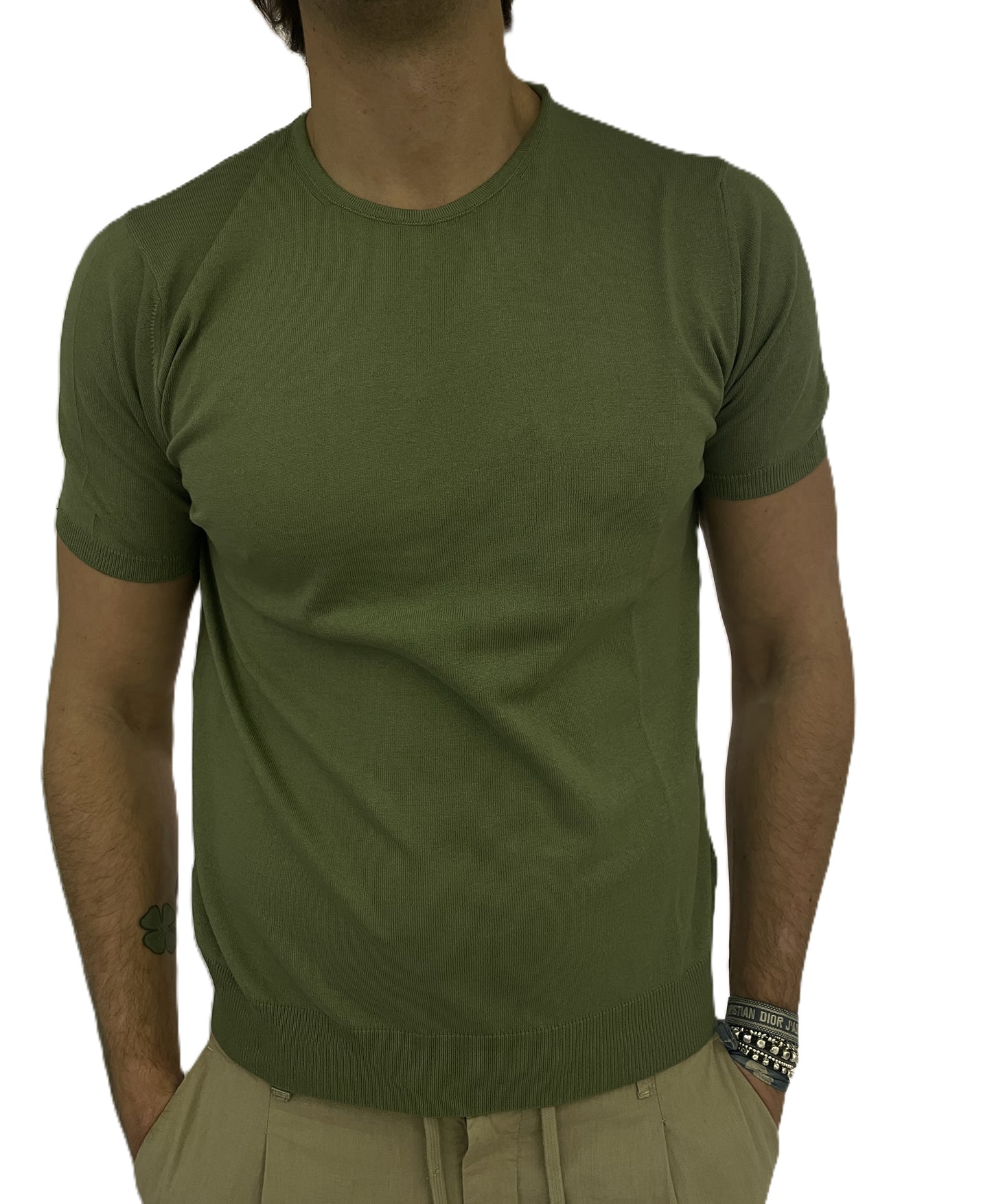 T-shirt in filo puro cotone