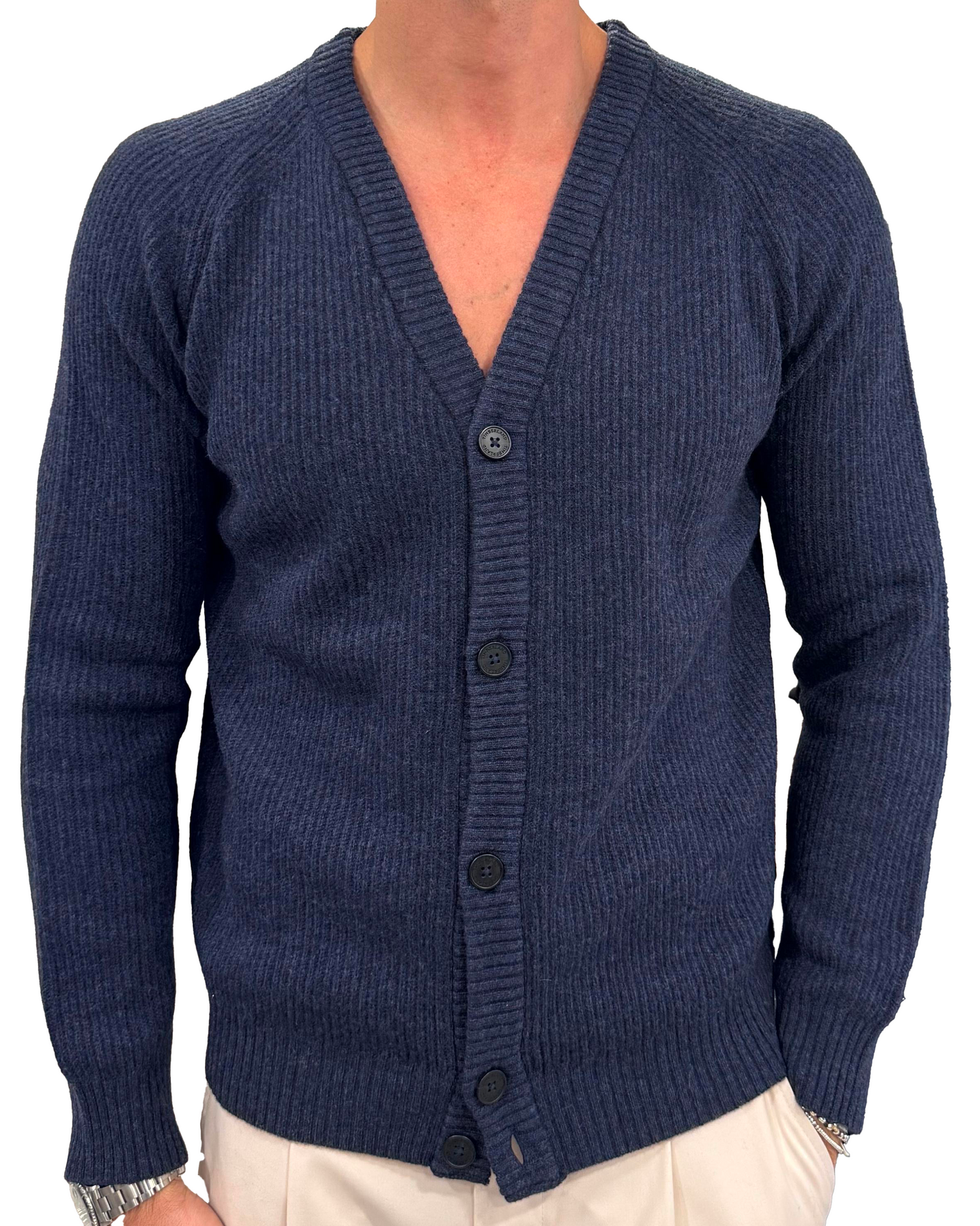 Cardigan Timberland con maniche raglan