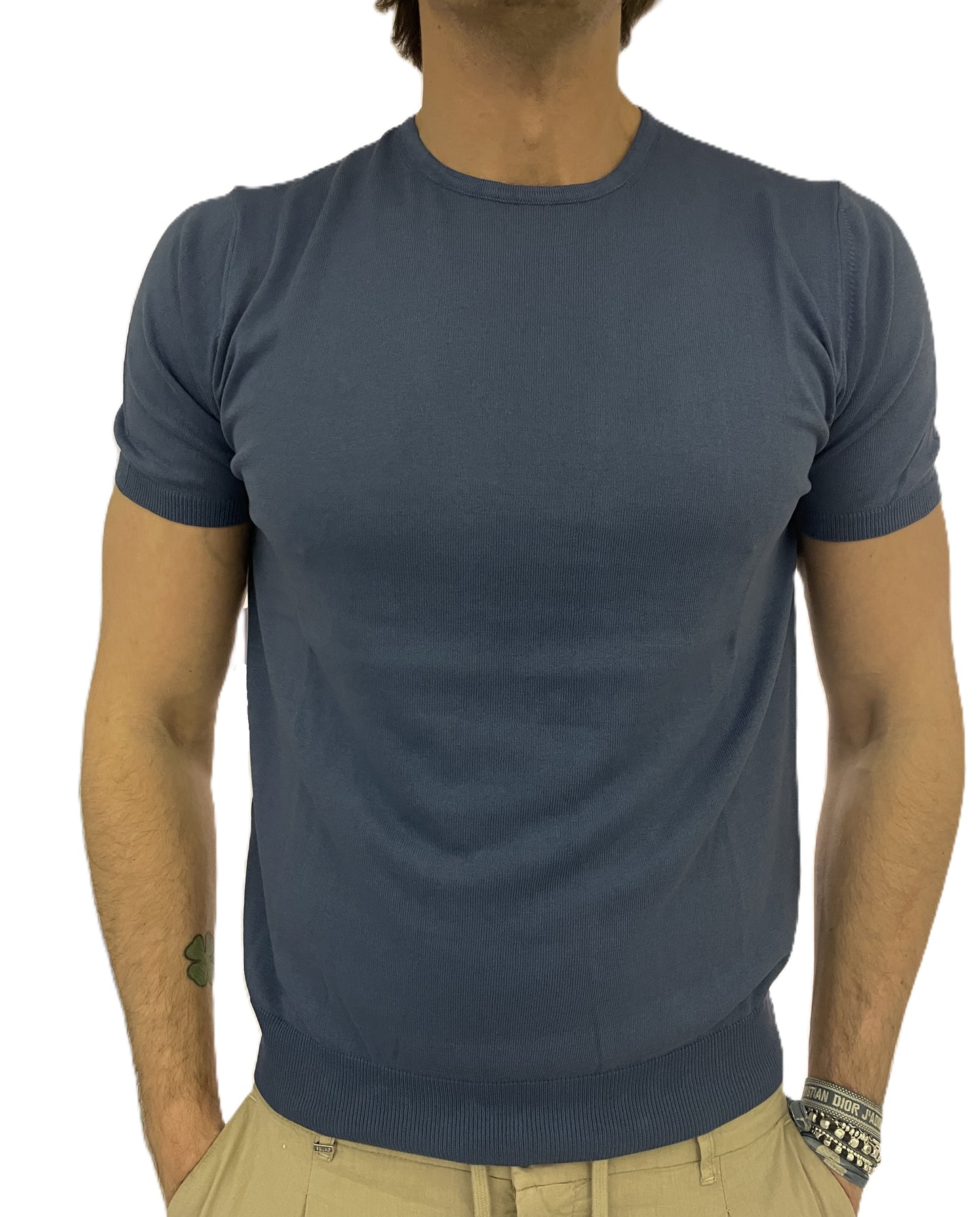 T-shirt in filo puro cotone