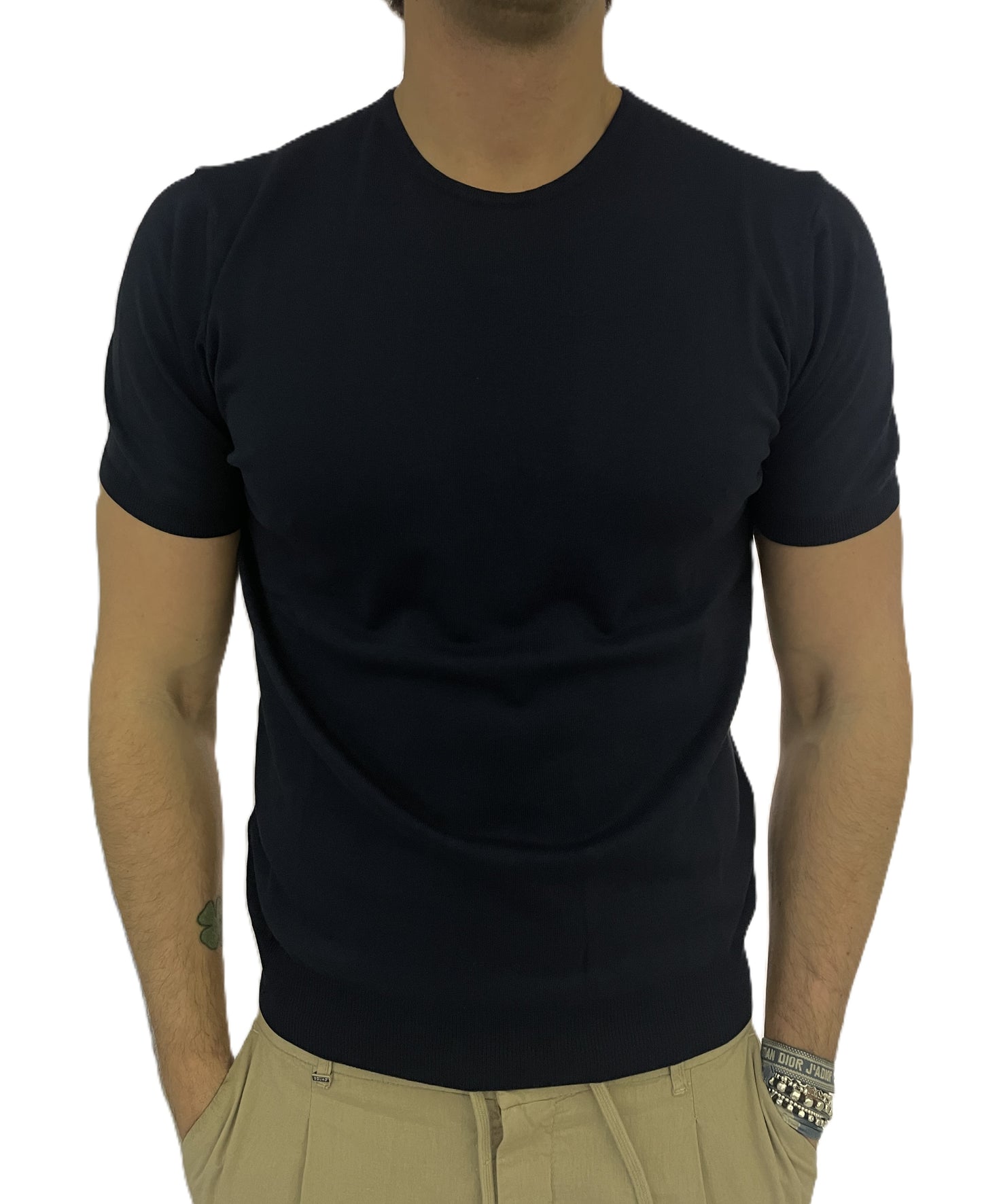 T-shirt in filo puro cotone