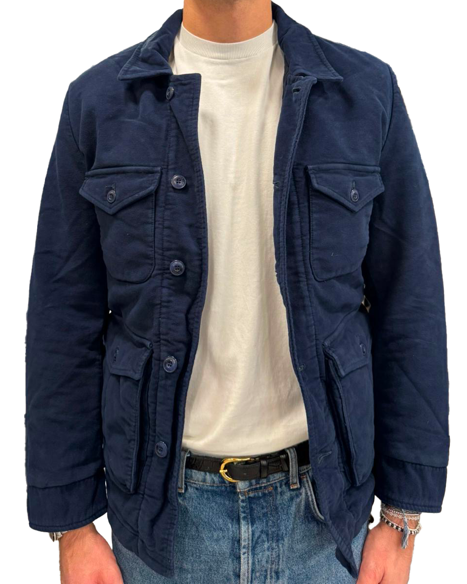 Field jacket in fustagno