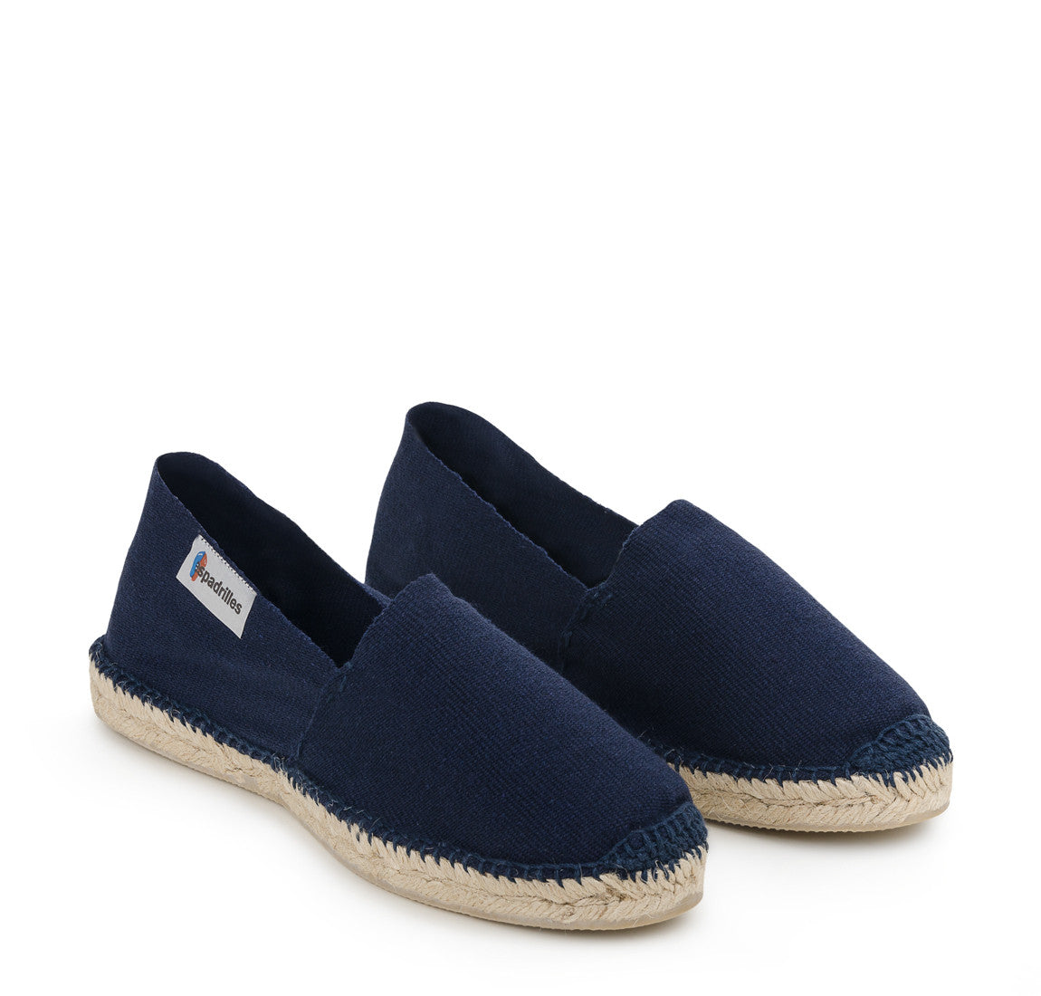 Espadrilles lona blu