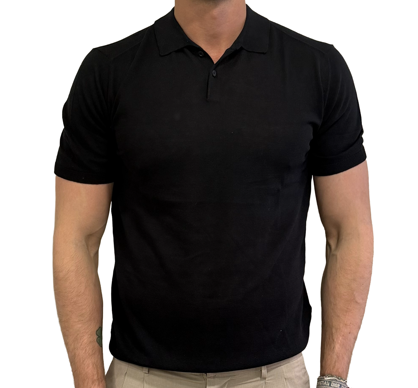 Polo in maglia puro cotone