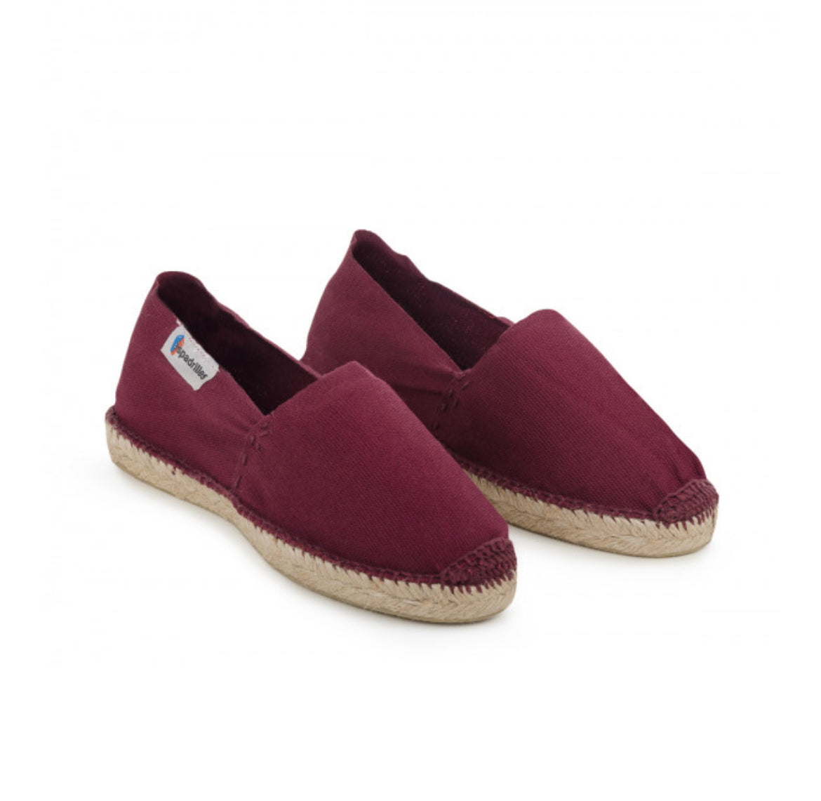Espadrilles lona bordeaux