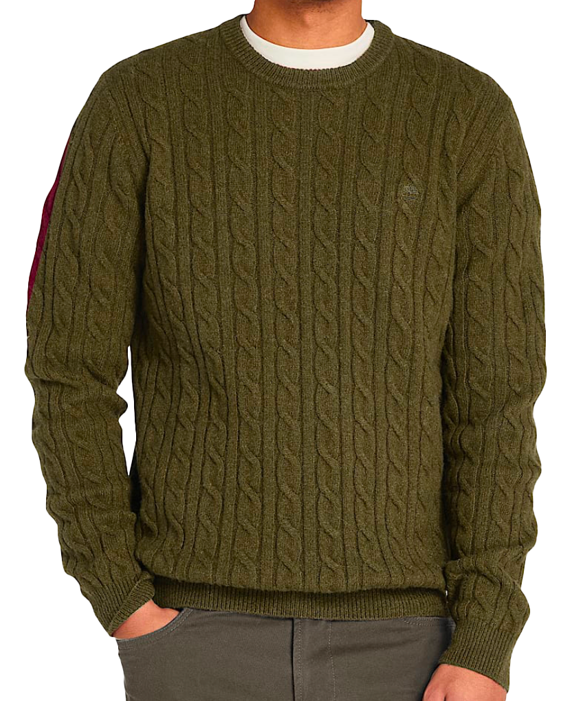 Maglione girocollo Timberland a trecce Phillips Brook