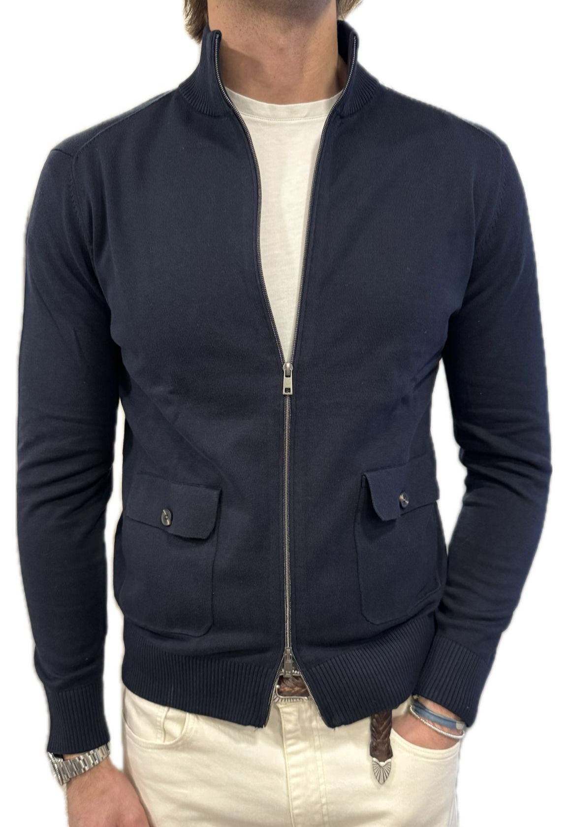 Cardigan puro cotone