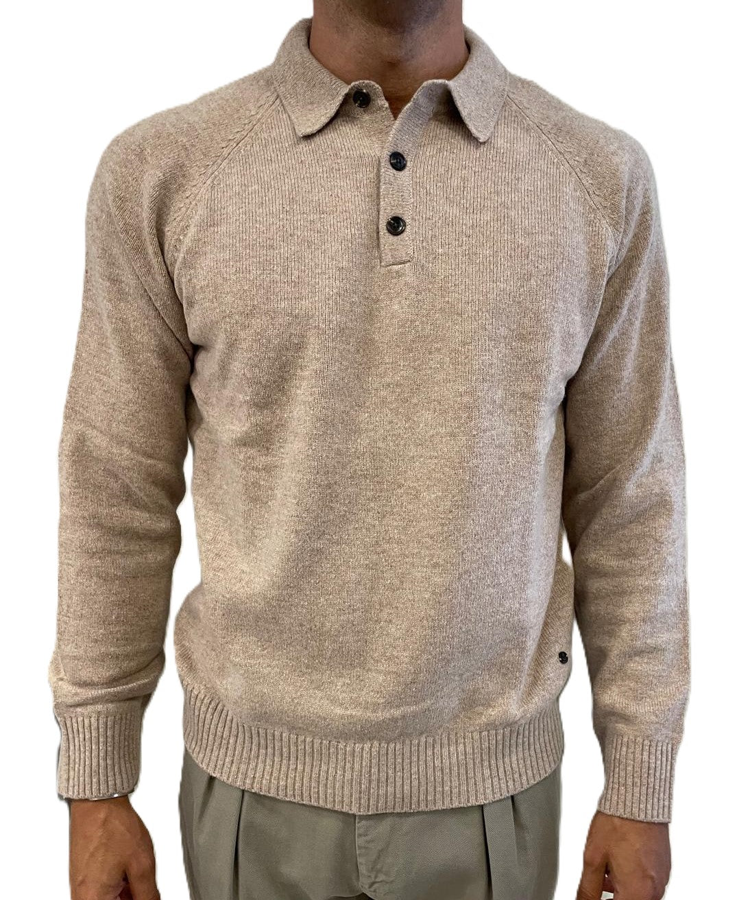 Polo in lana lambswool