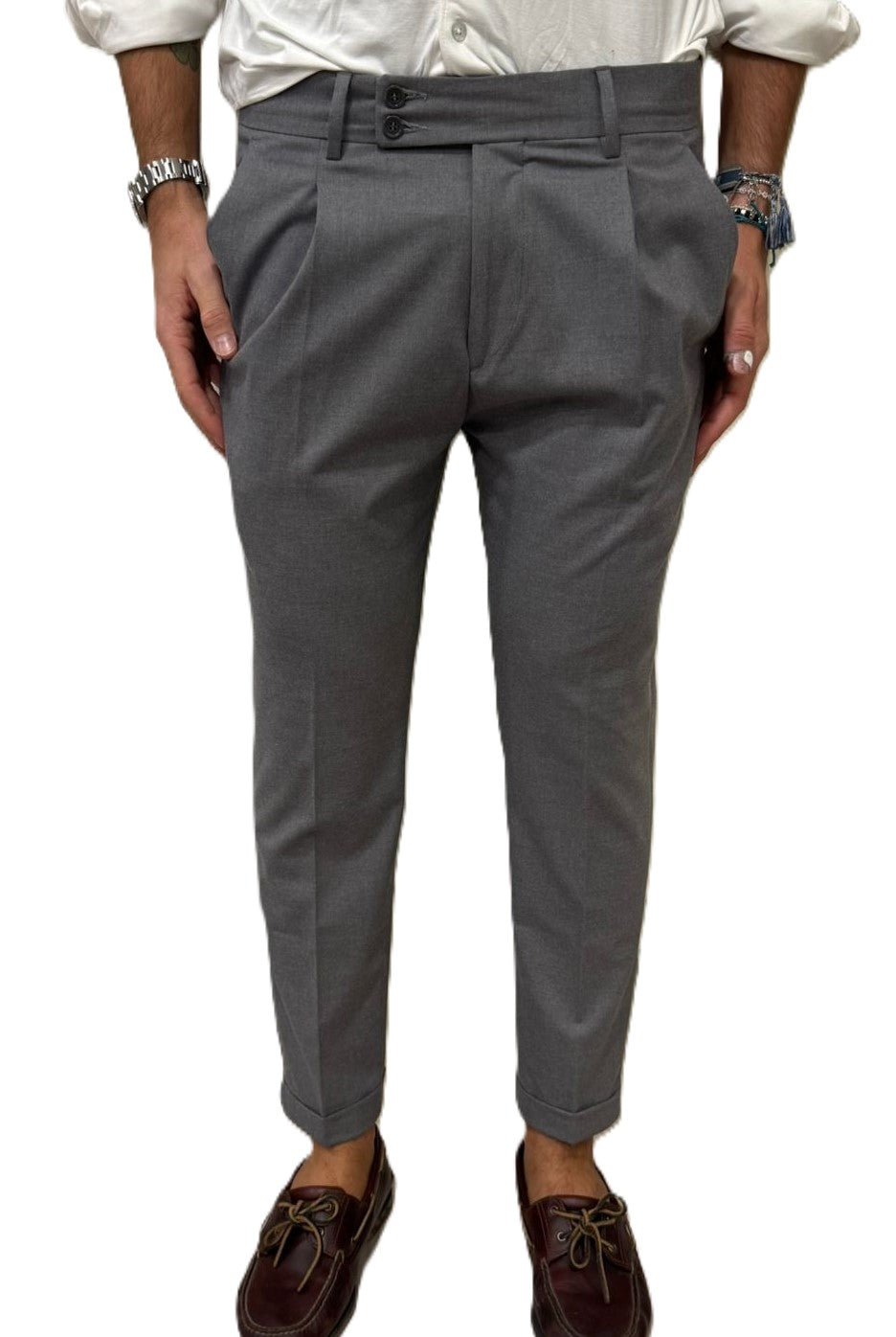 Pantalone sartoriale Paul Miranda modello hamilton slim