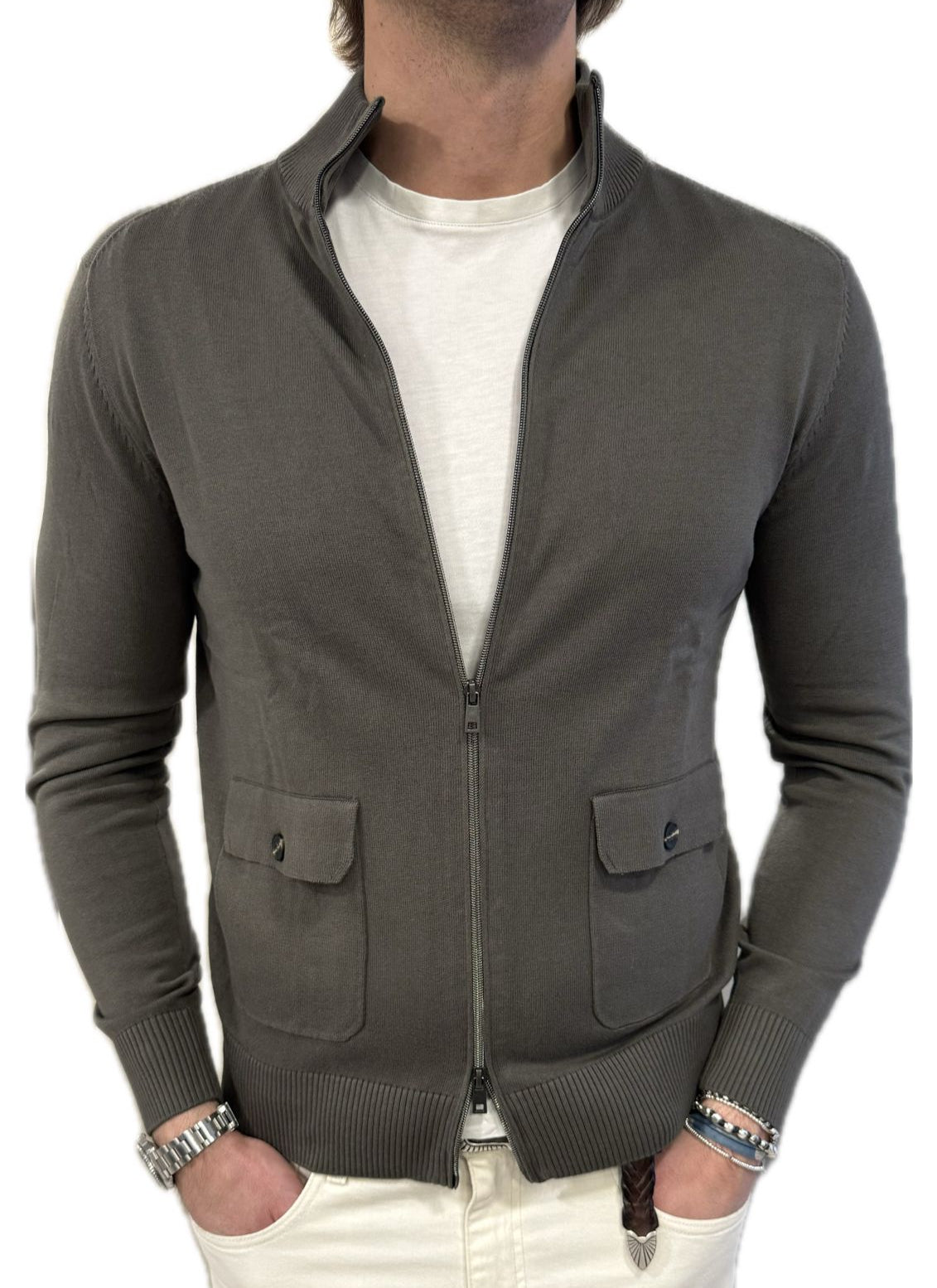 Cardigan puro cotone