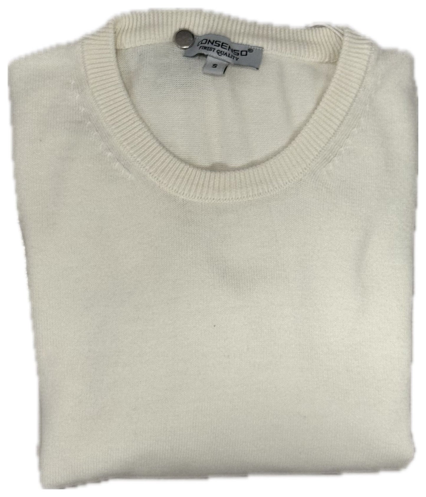 Maglia girocollo in cotone