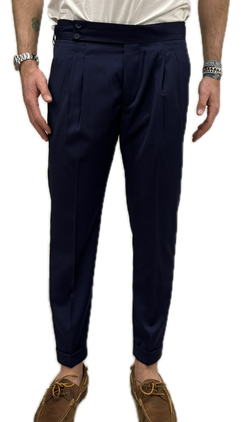 Pantaloni vita alta sartoriale