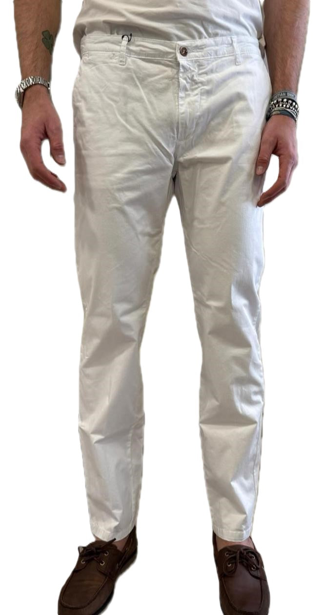 Pantalone slim in cotone