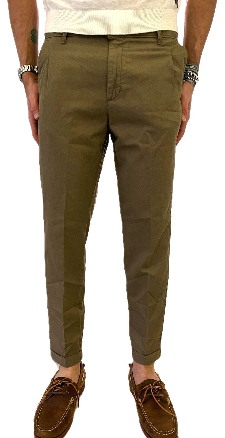 Pantalone cotone slim Squad