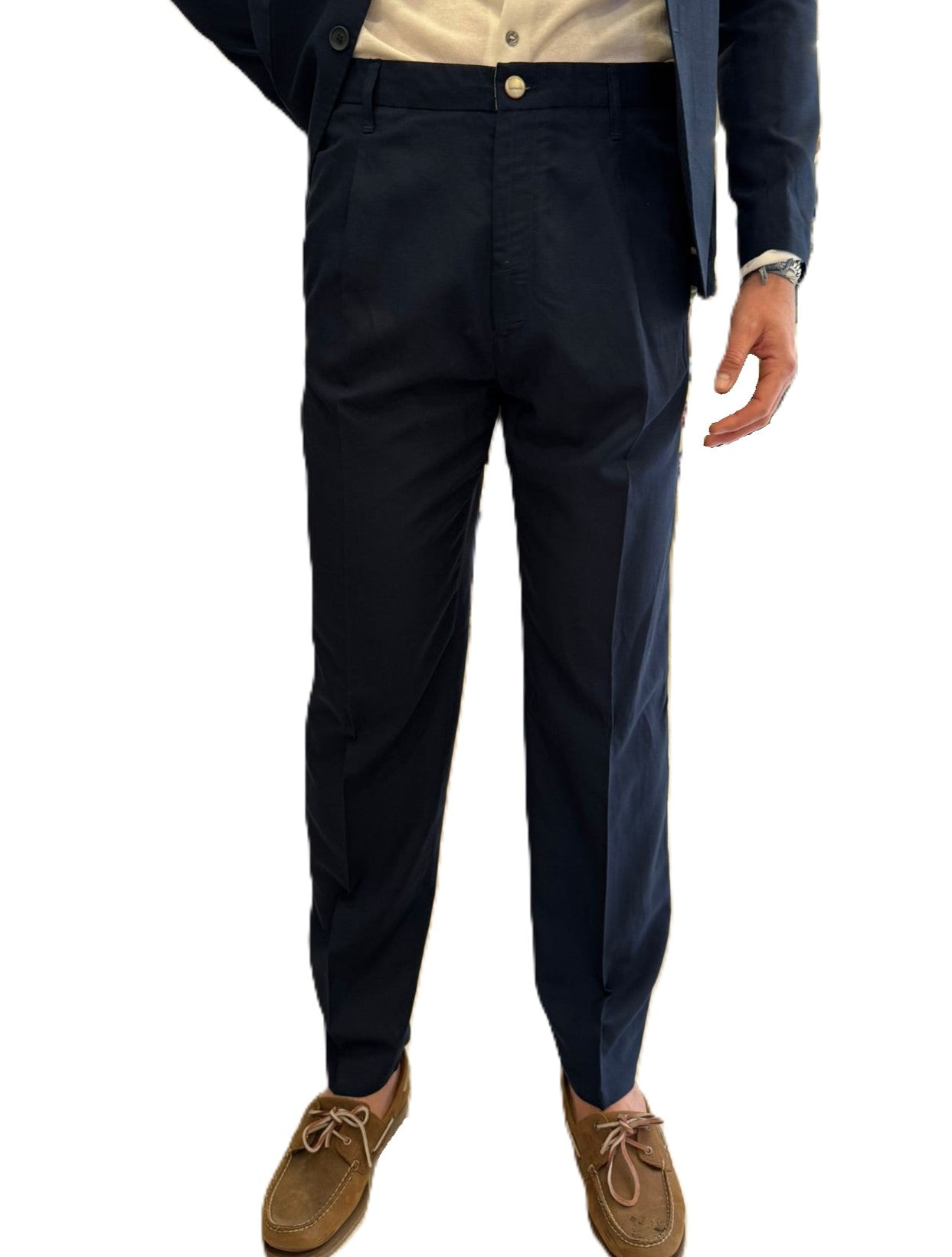 Pantalone lino e viscosa bernese