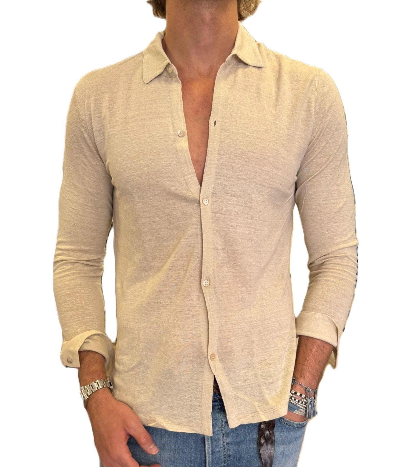 Polo camicia 100% canapa