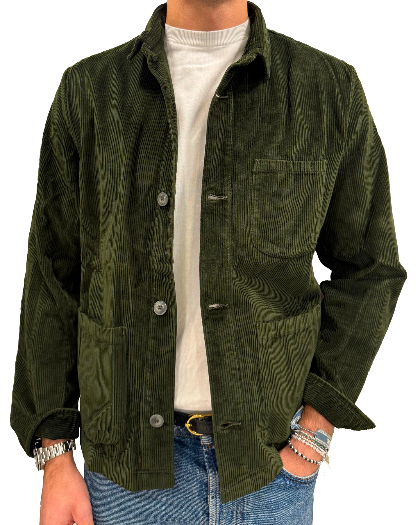 Work jacket in velluto