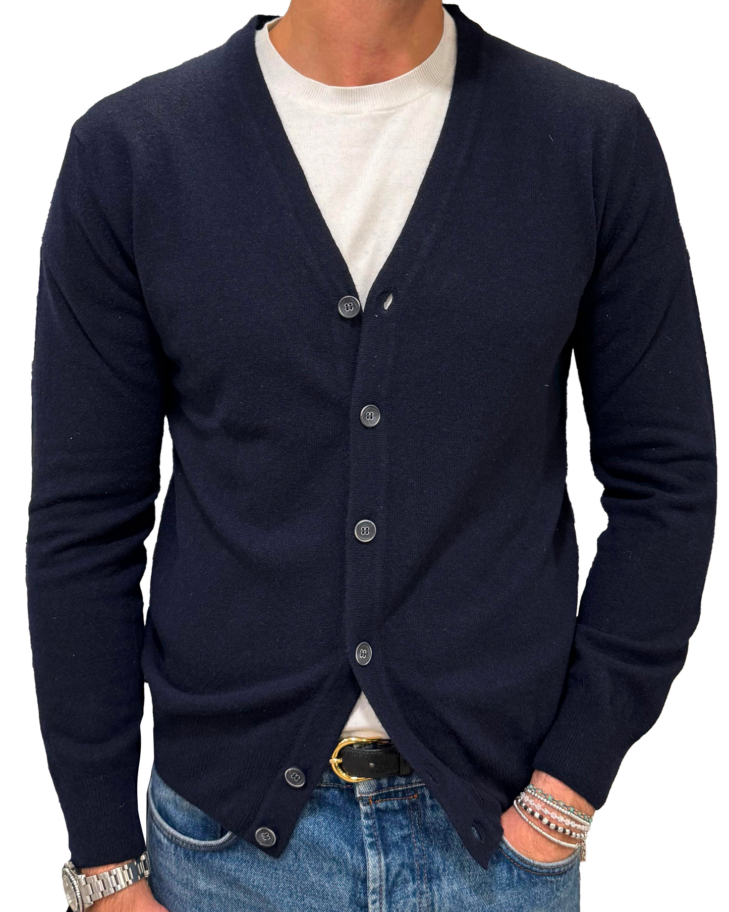 Cardigan puro cashmere