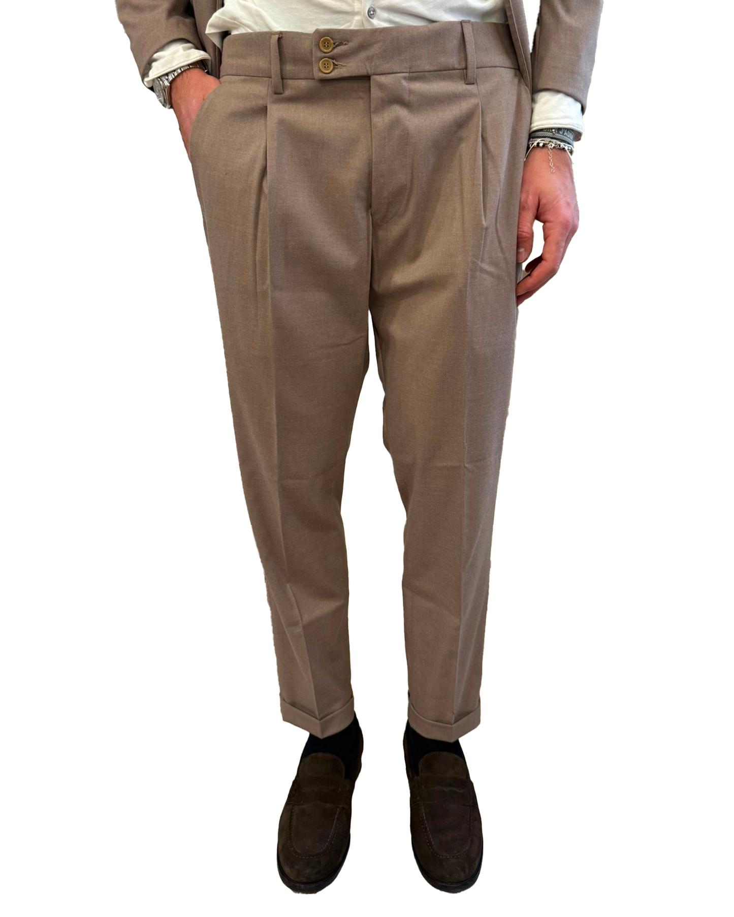 Pantalone in flanella Paul Miranda