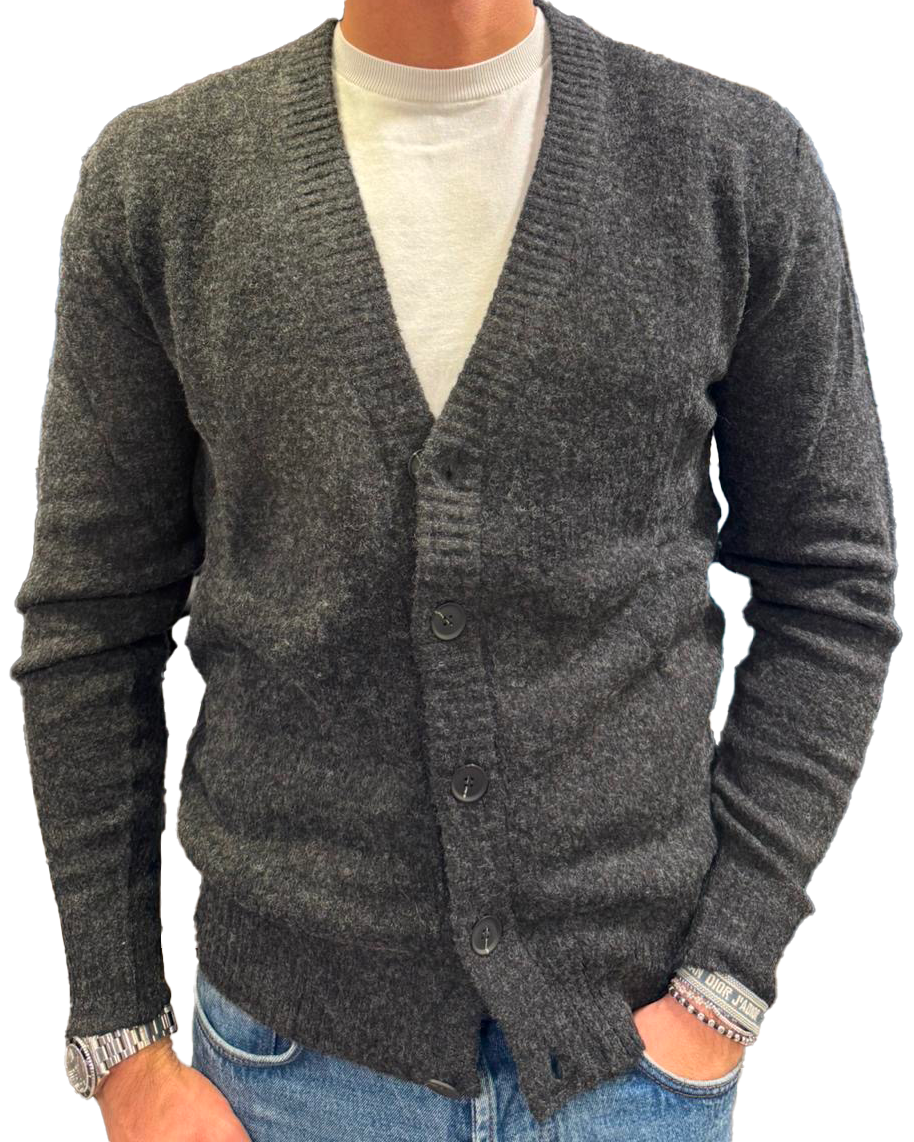 Cardigan misto lana