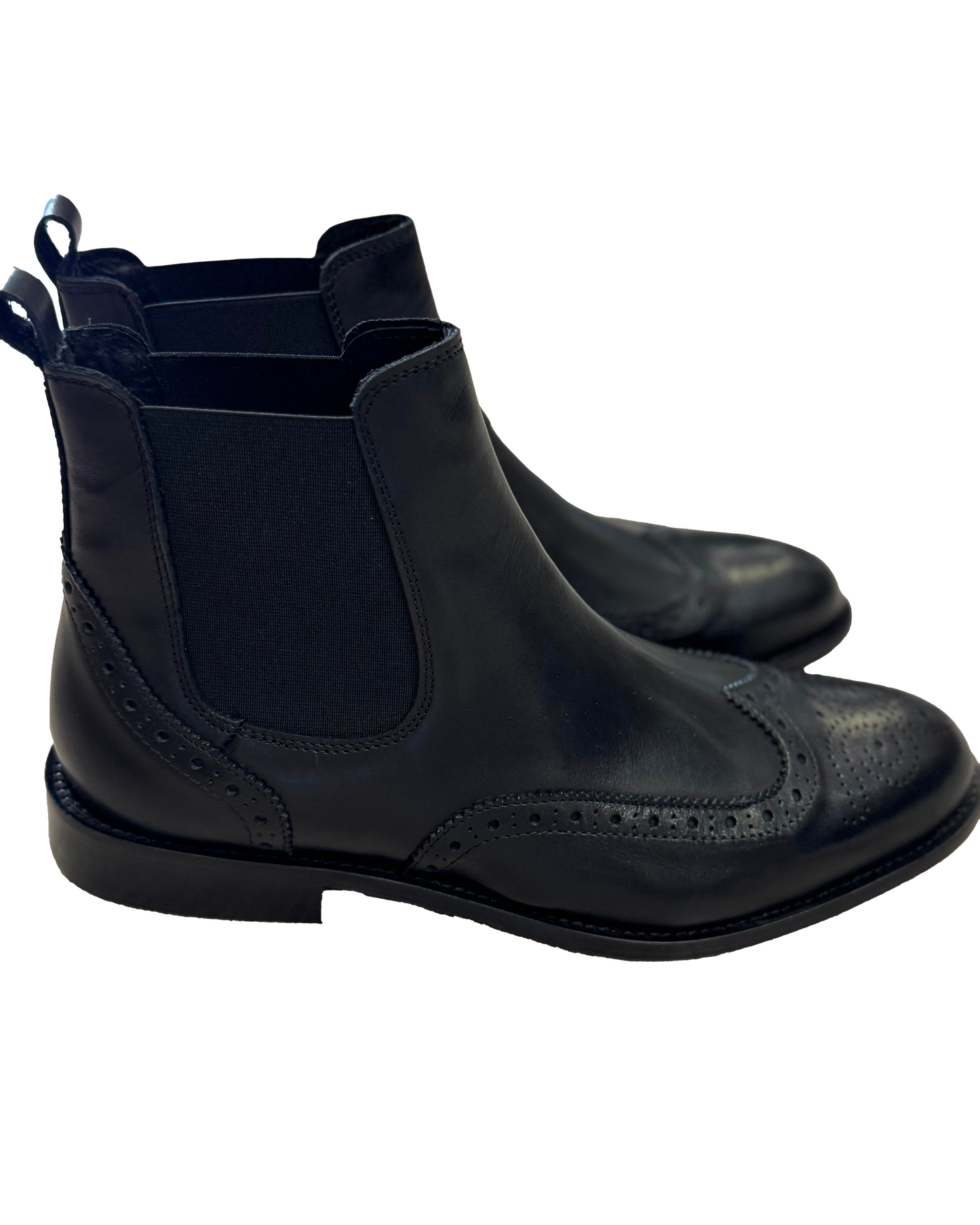 Chelsea boots black vera pelle