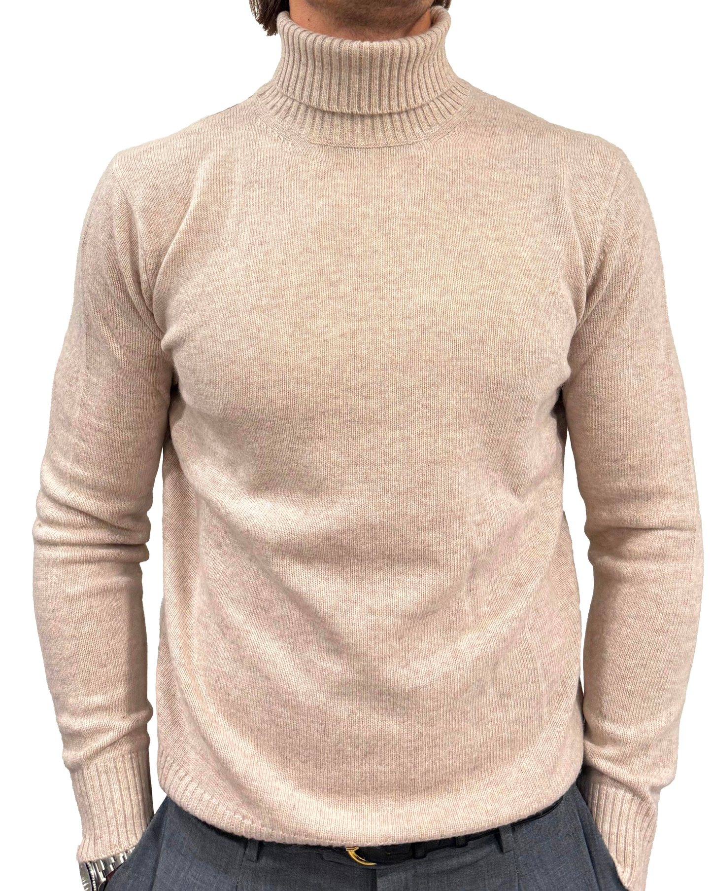 Dolcevita in lana Lambswool