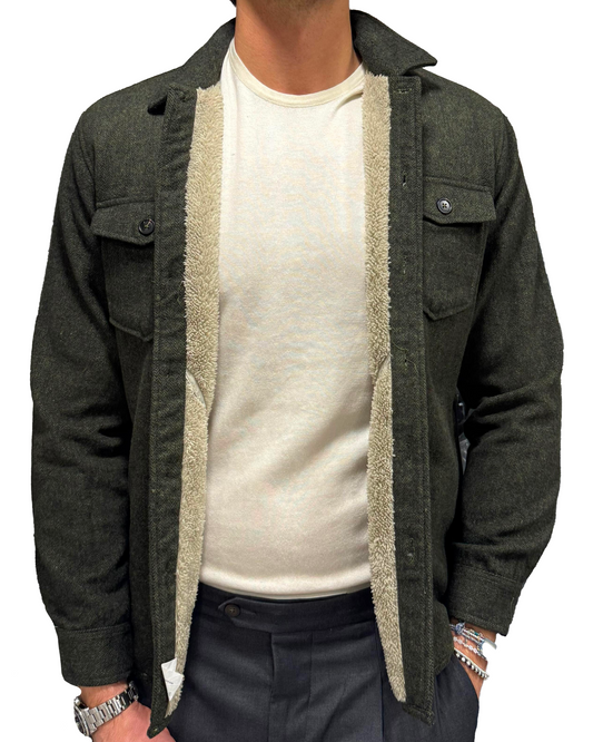 Giacca camicia imbottita