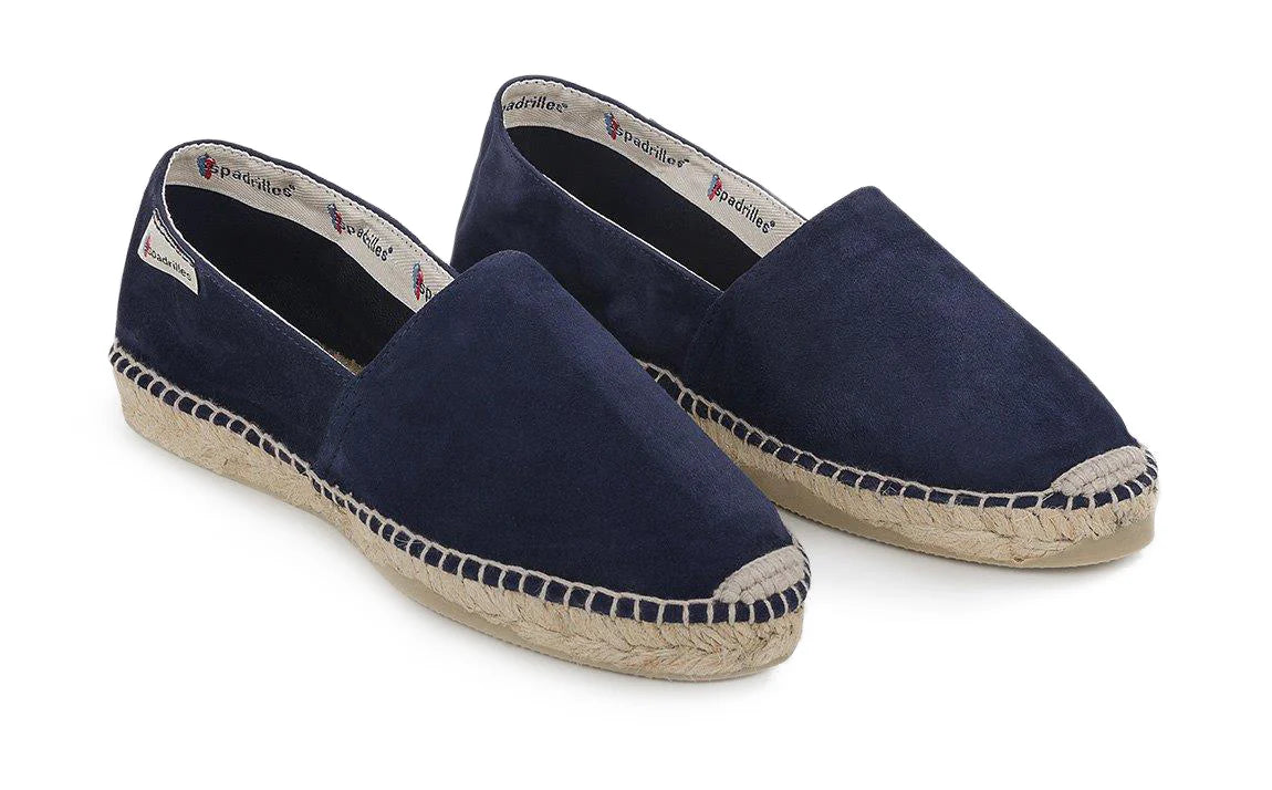 Suede leather espadrilles