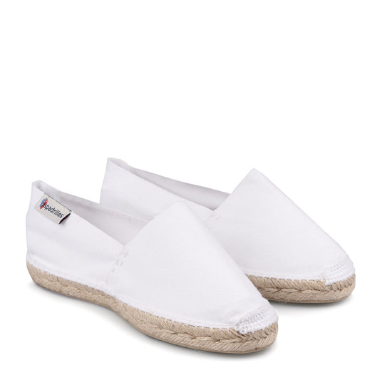 Espadrilles lona bianco