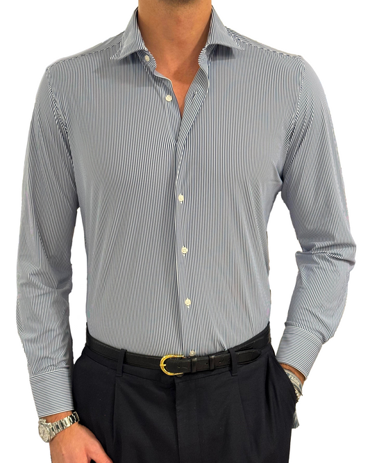 Camicia in tessuto tecnico no stiro Montedoglio