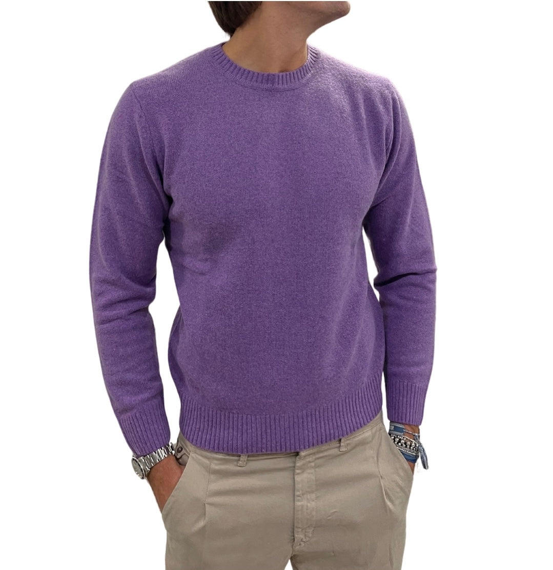 Maglia lambswool girocollo