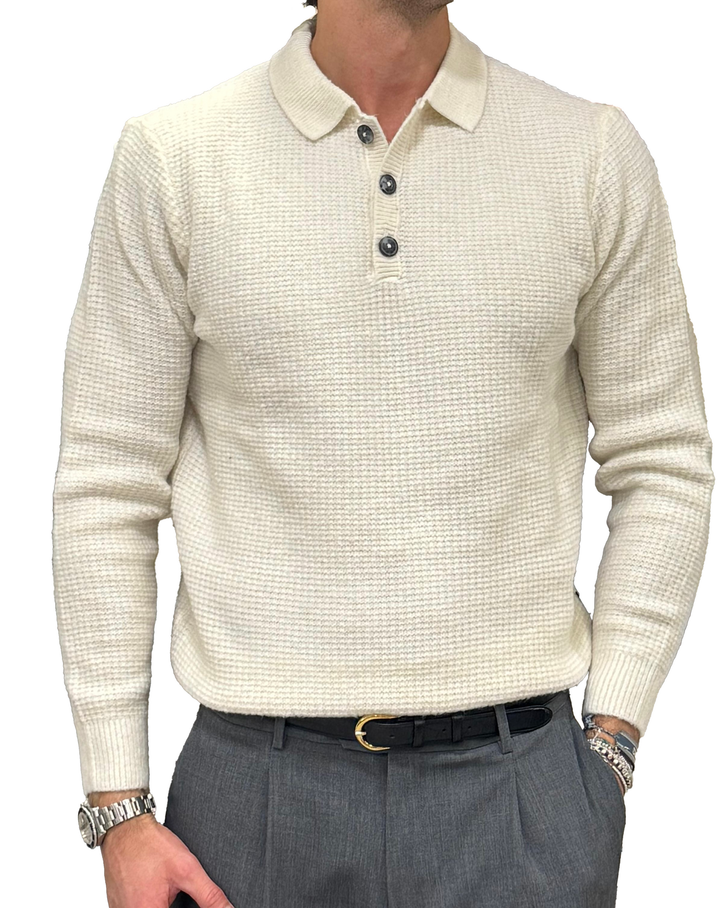 Polo over misto lana