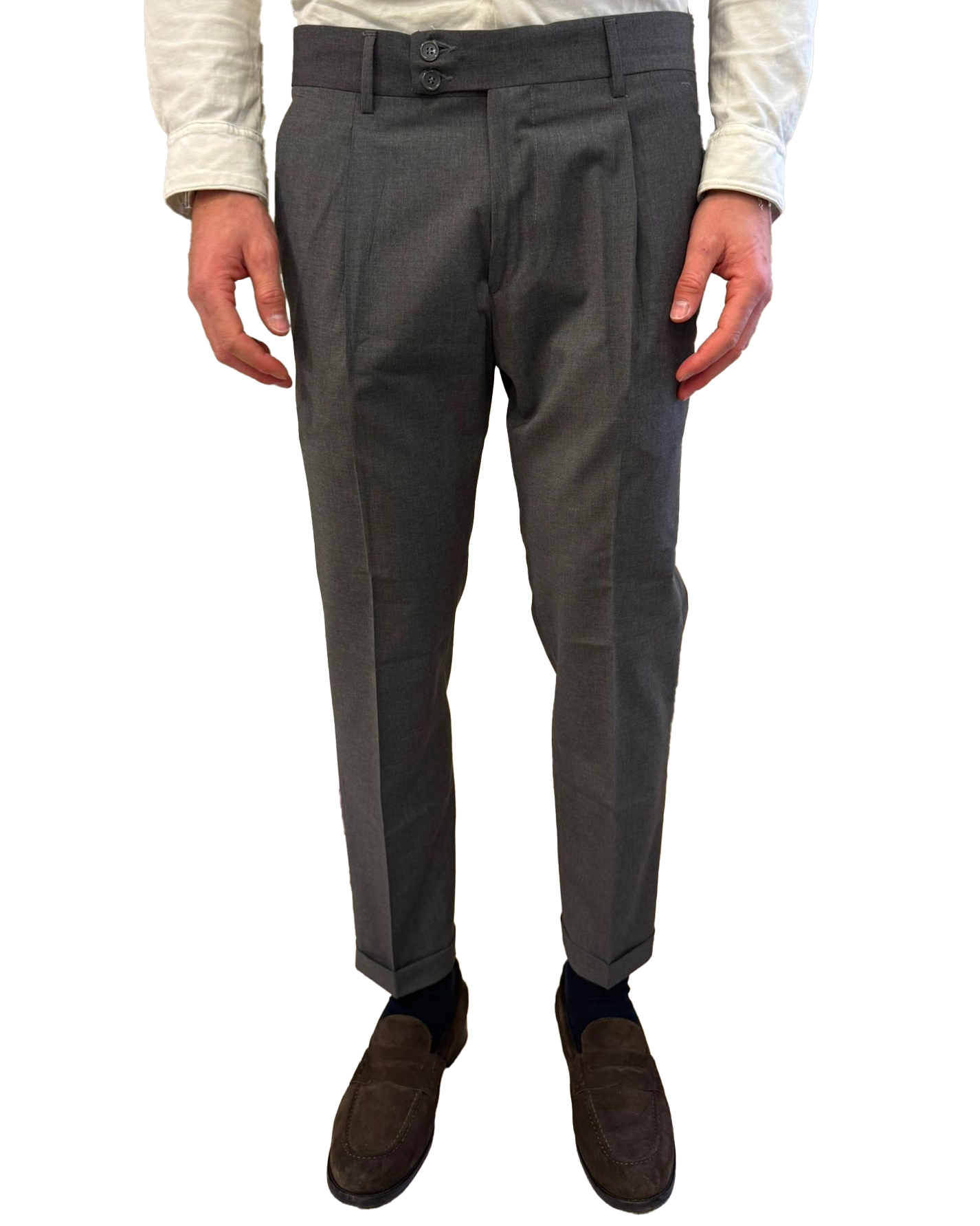 Pantalone in fresco di lana Paul Miranda