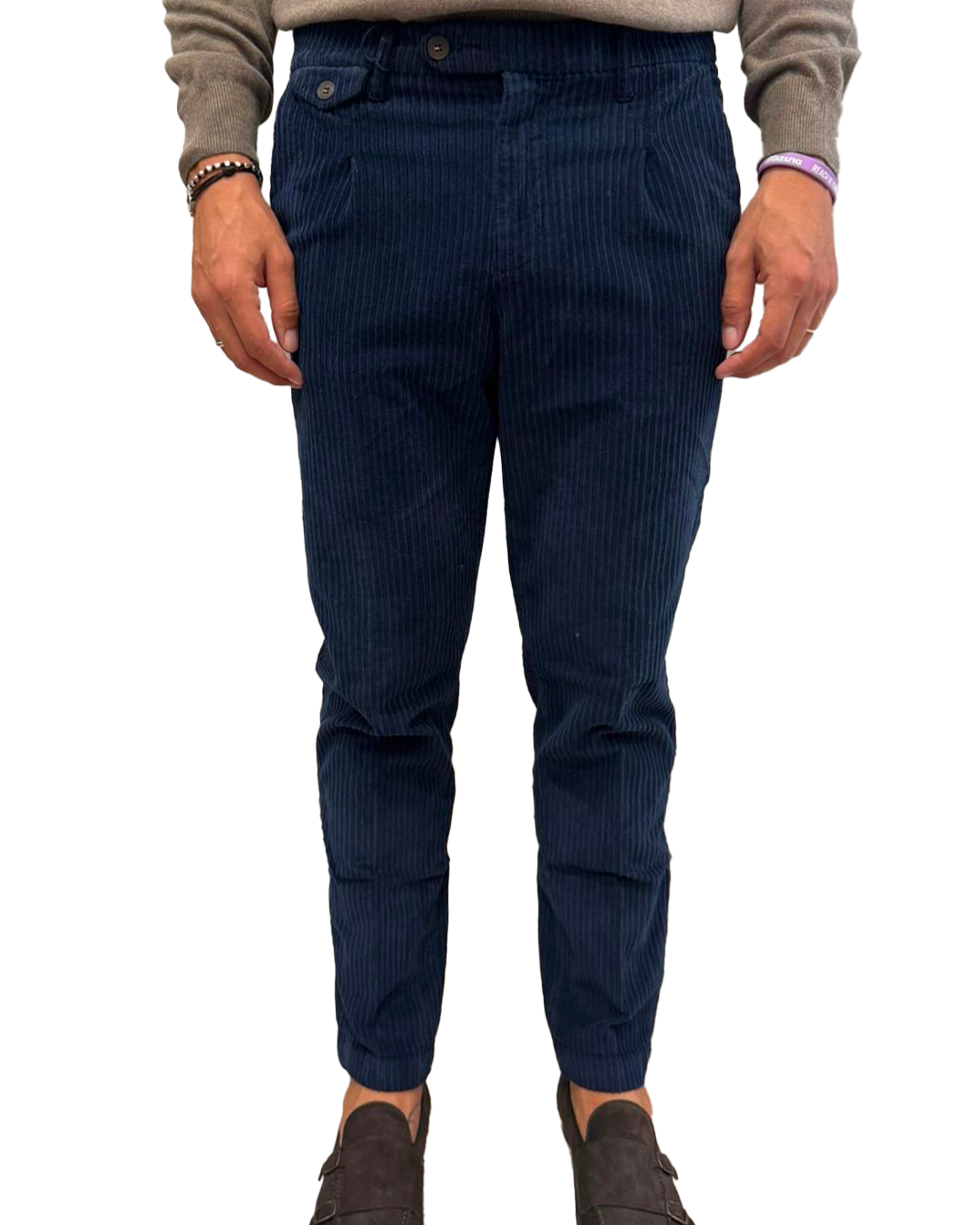 Pantalone slim in velluto S. Nautica