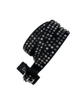 Black studded belt