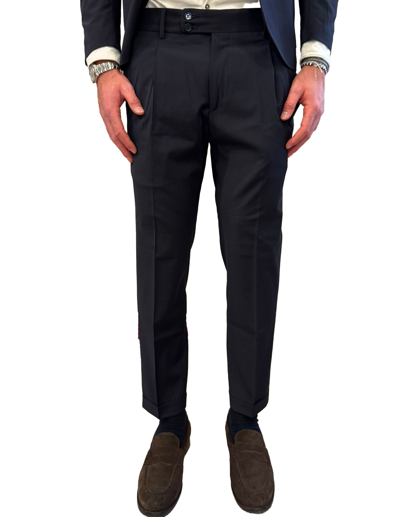 Pantalone in fresco di lana Paul Miranda