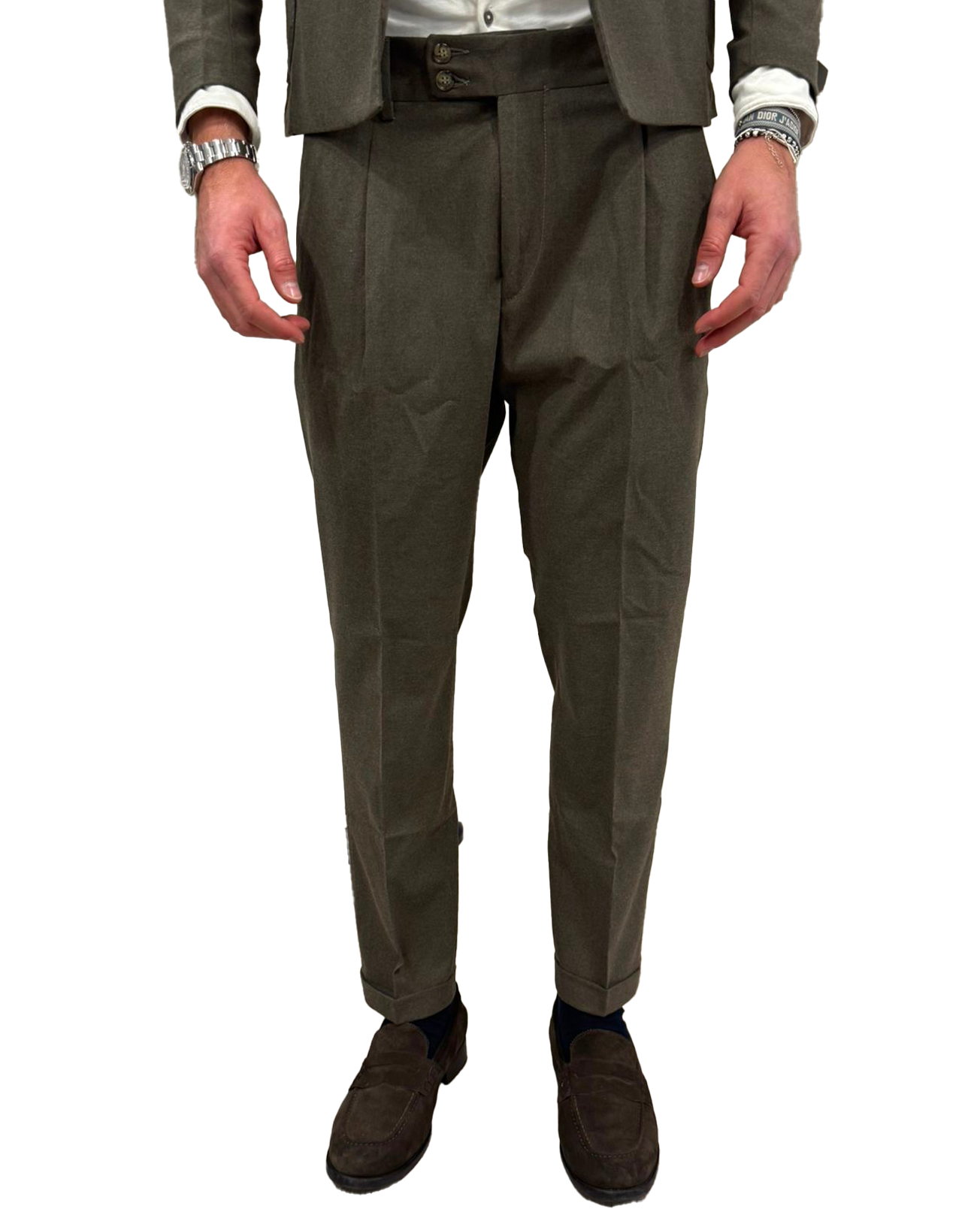 Pantalone in flanella Paul Miranda