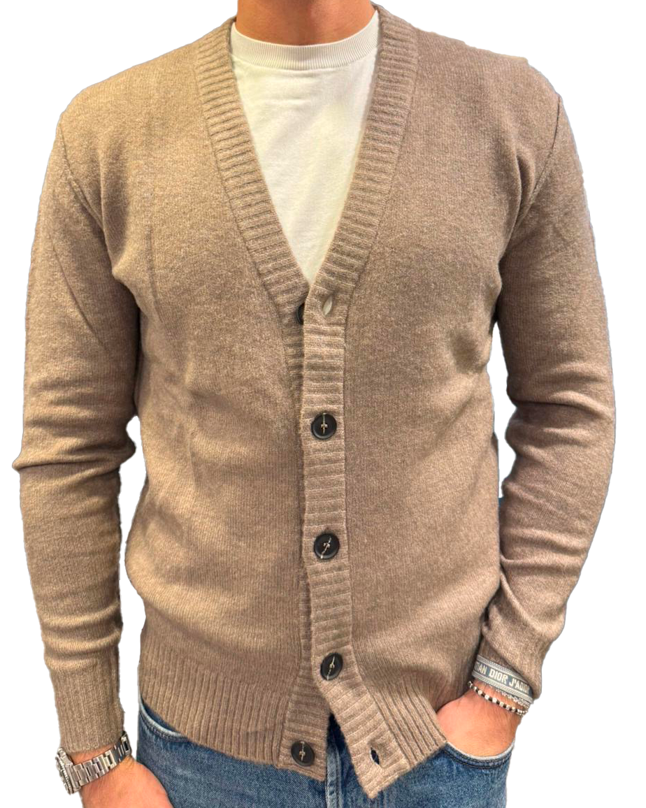 Cardigan misto lana