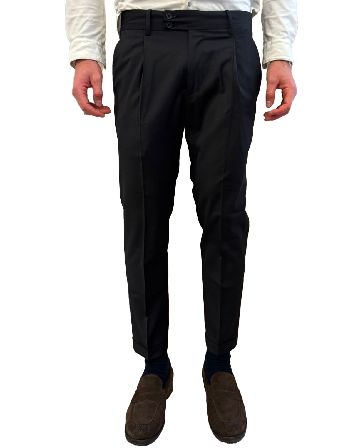 Pantalone in fresco di lana Paul Miranda