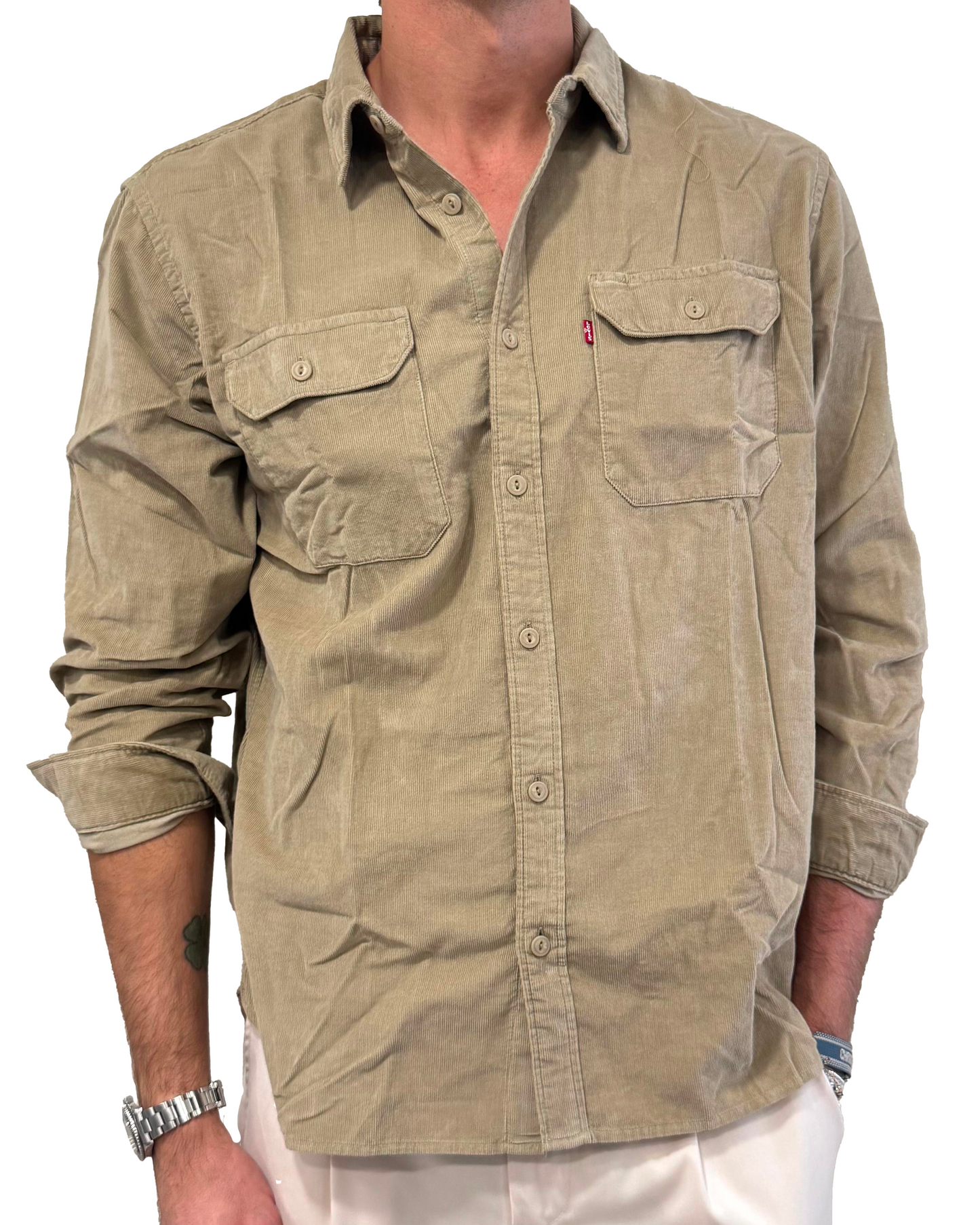 Giacca camicia Levi's relaxed fit in velluto a coste