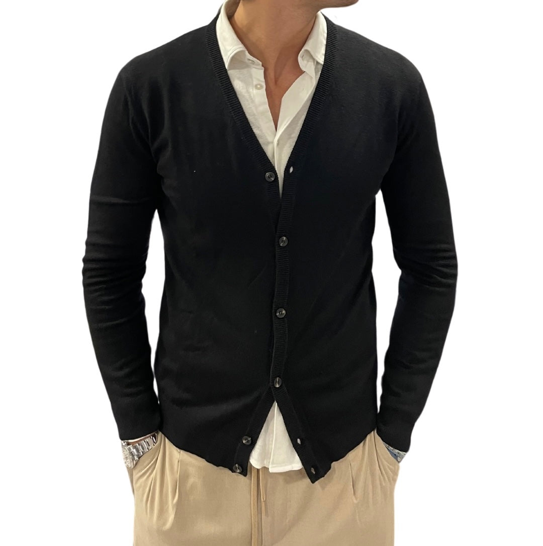 cardigan misto lana