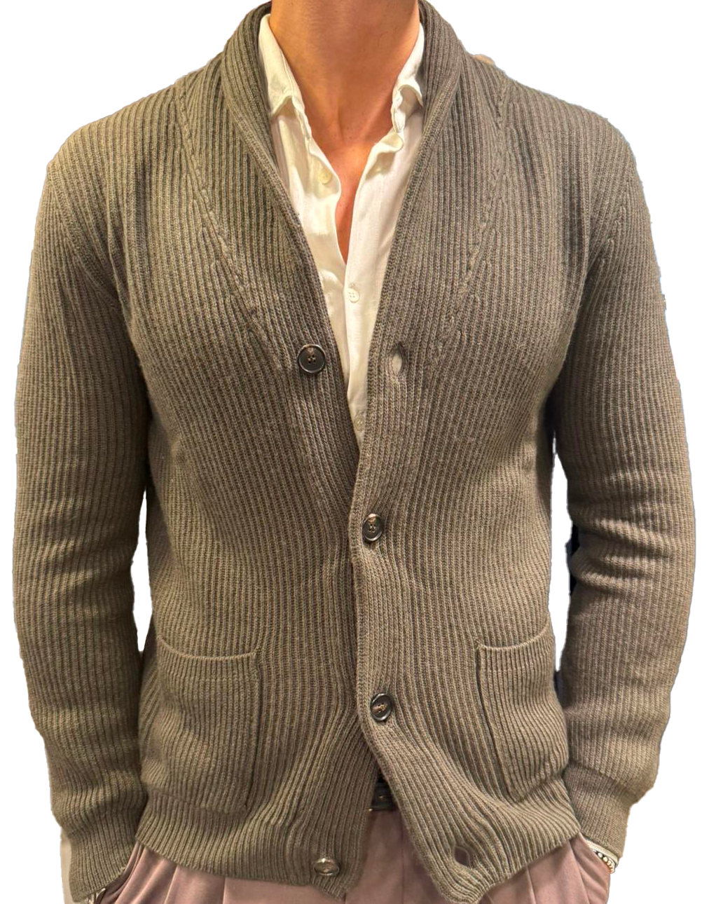 Cardigan lana e cashmere