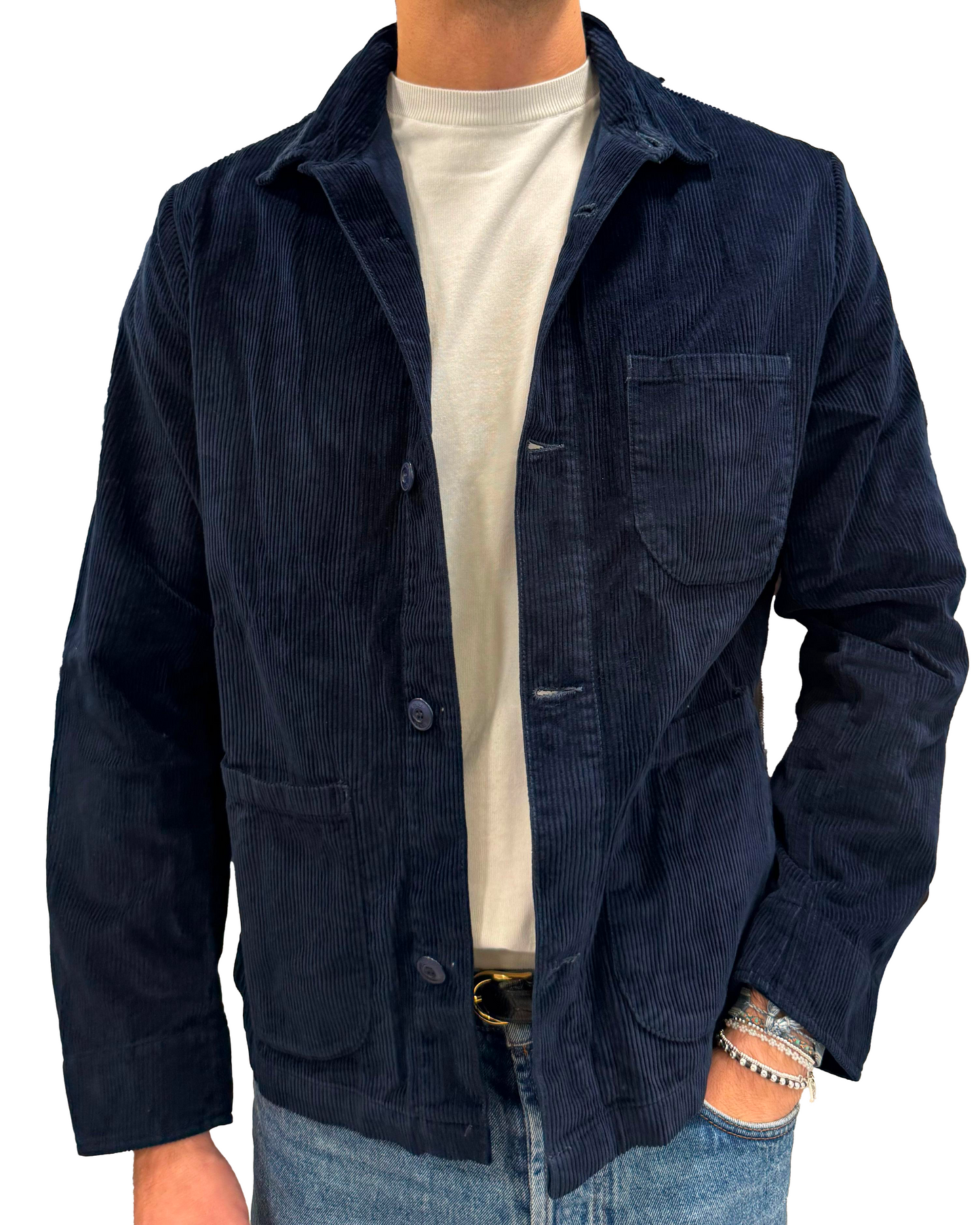 Work jacket in velluto