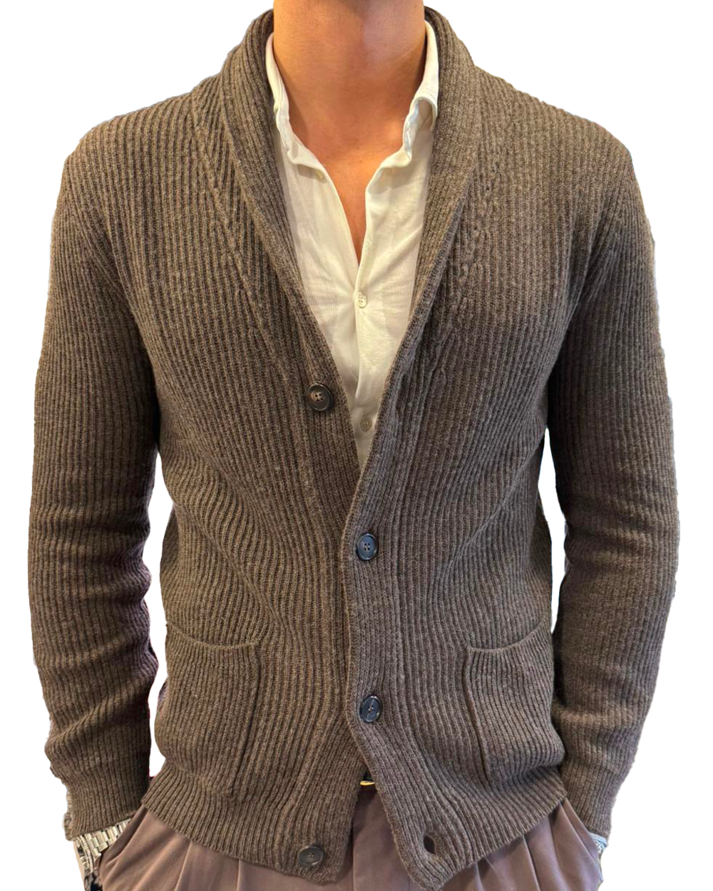 Cardigan lana e cashmere