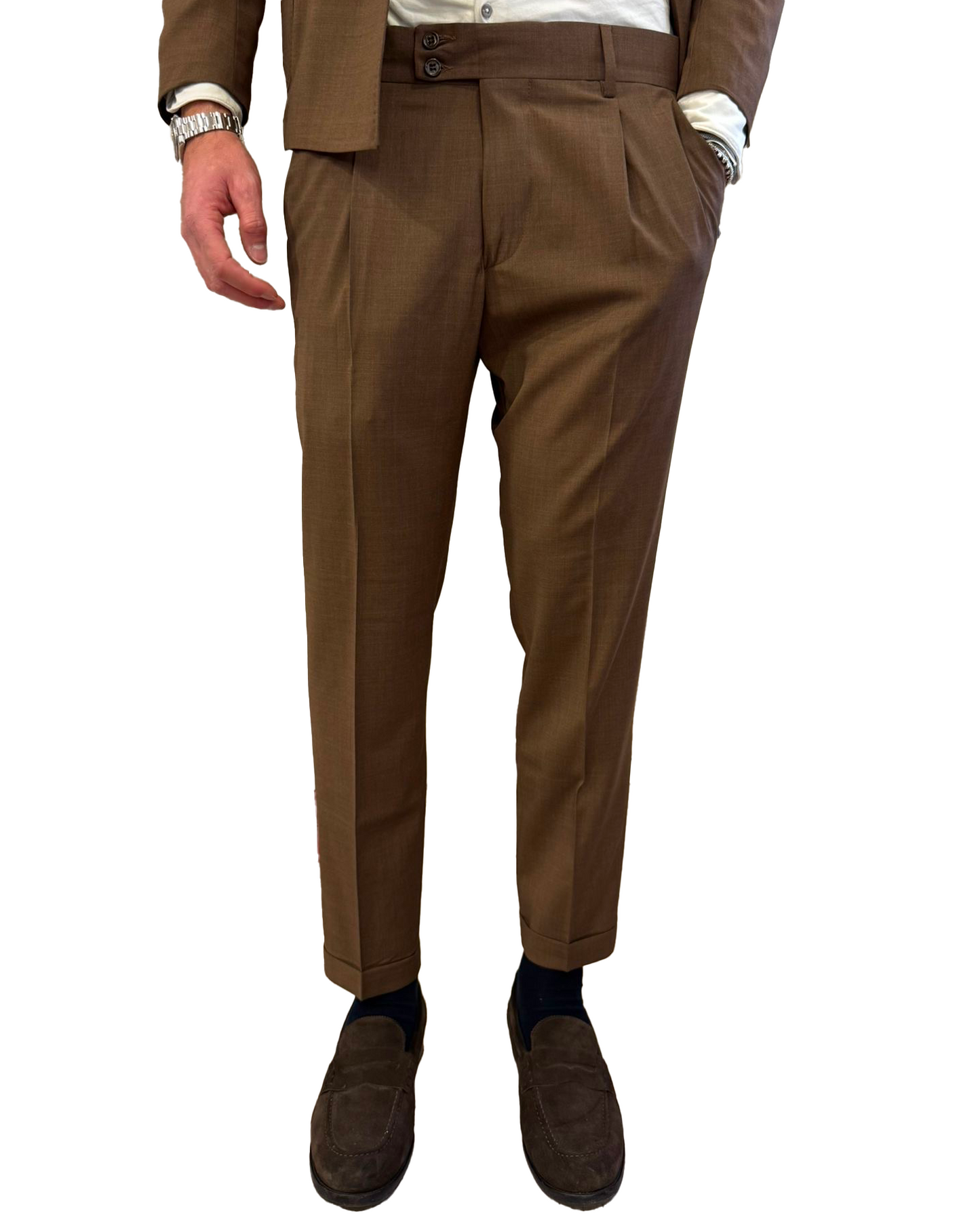 Pantalone in fresco di lana Paul Miranda