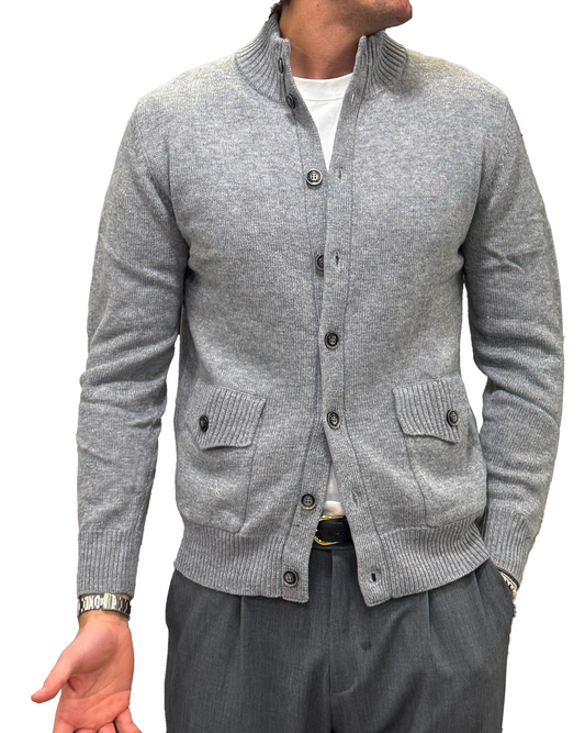 Cardigan misto lana