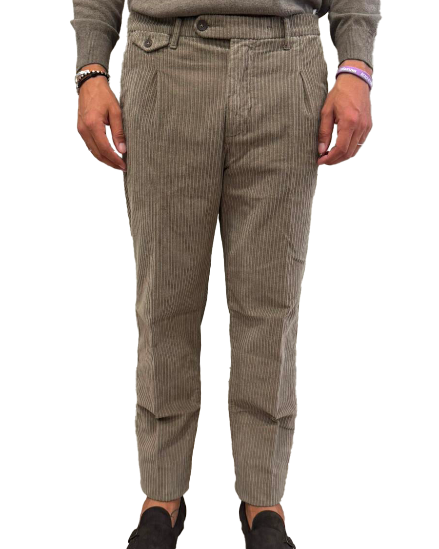 Pantalone slim in velluto S. Nautica