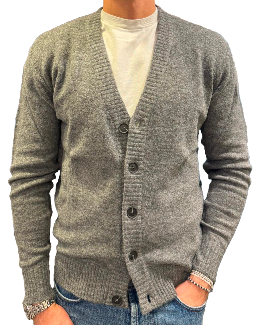 Cardigan misto lana