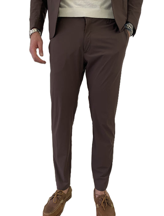 Pantaloni bernese tessuto tecnico no stiro