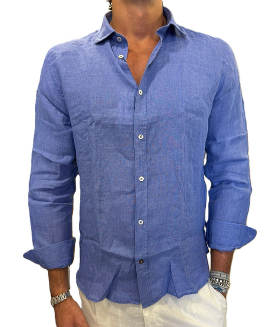 Camicia puro lino Alley Docks